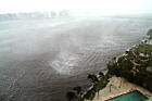 Foto tirada do 16 andar com vista da Biscayne Bay